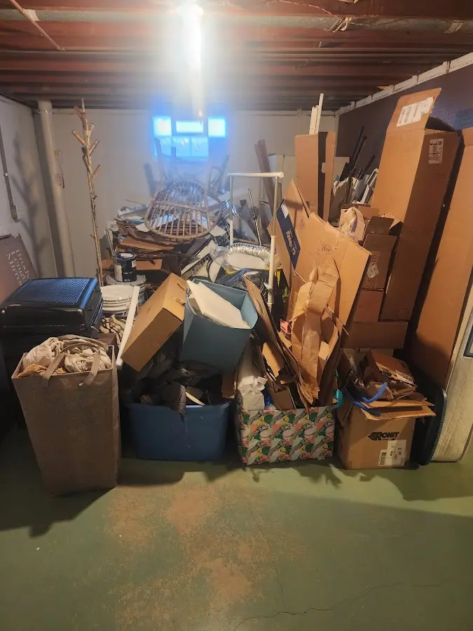 Roll-off dumpster container at job site for Concrete Dumpster Rental in San Fernando